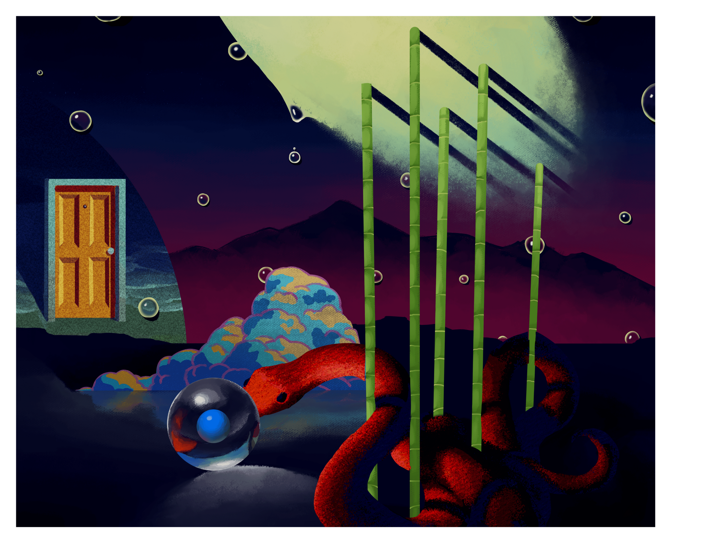 Bamboo Snake Clip Studio Paint 2024