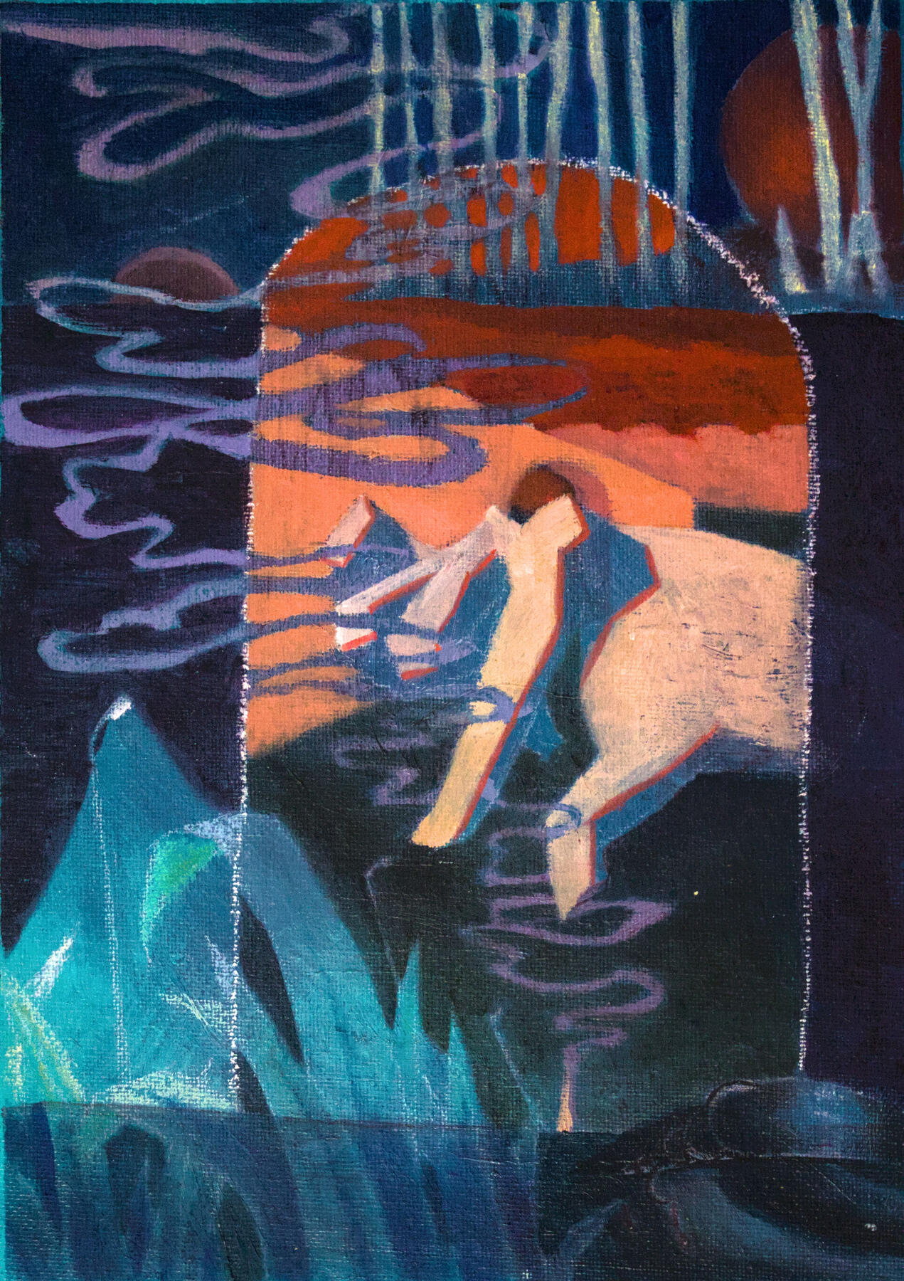 Return Acrylic on Panel 2024